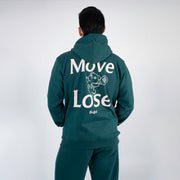 HOODIE MOVE OR LOSE BOTTLE GREEN